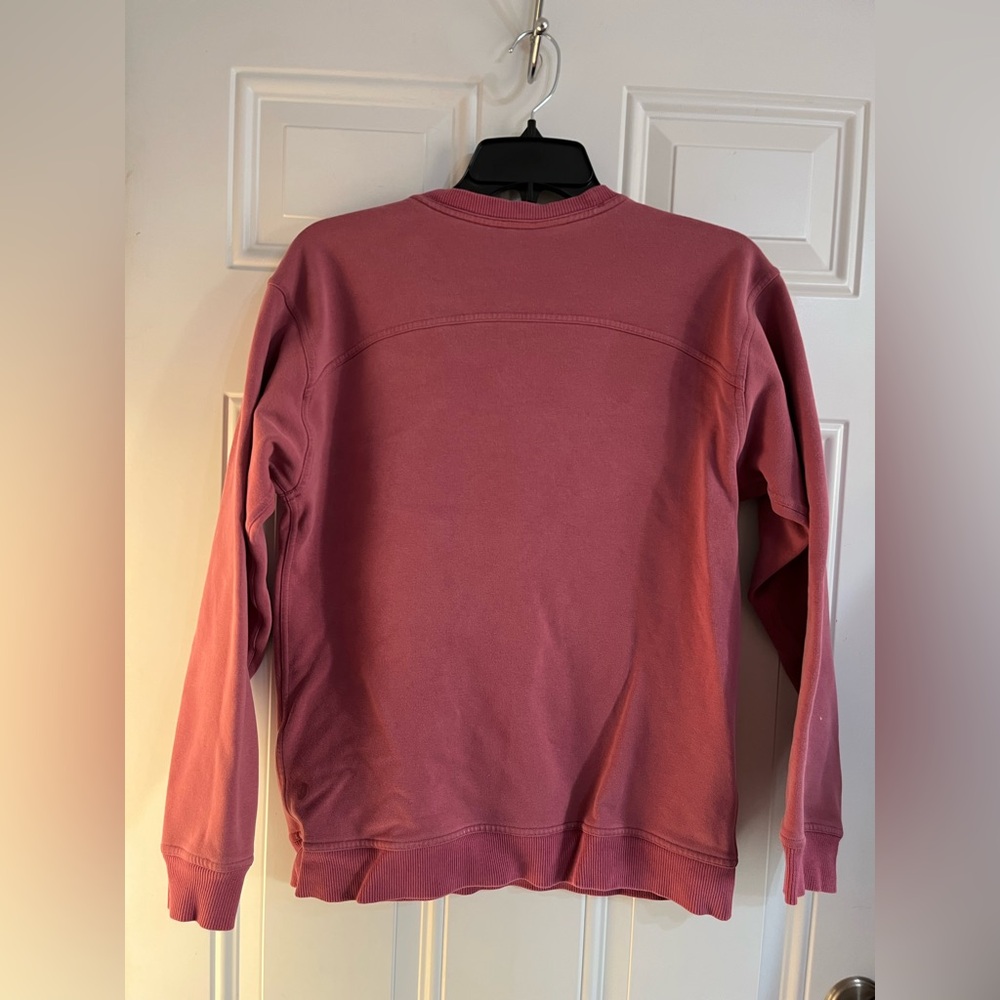 LULULEMON All Yours Crew Sweatshirt Women’s M Pink Terry Athletic Gym Activewear - Picture 3 of 9